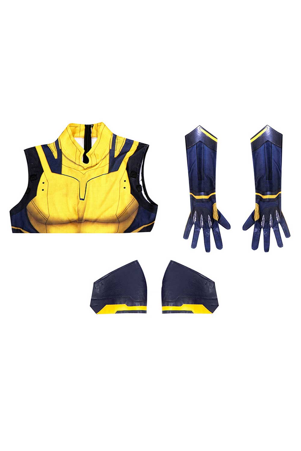 Movie Deadpool 3 Wolverine James Howlett Sleeveless Jumpsuit Outfits Halloween Carnival Suit Cosplay Costume