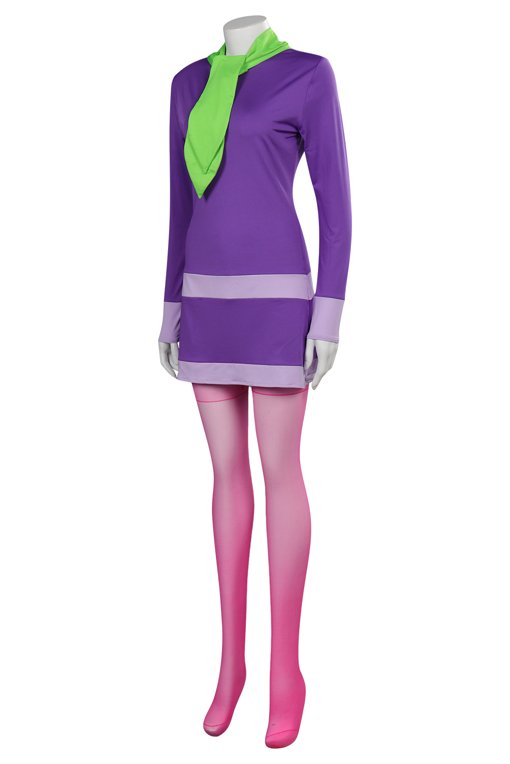 Movie Scooby-Doo Daphne Blake Purple Outfits Halloween Carnival Suit Cosplay Costume