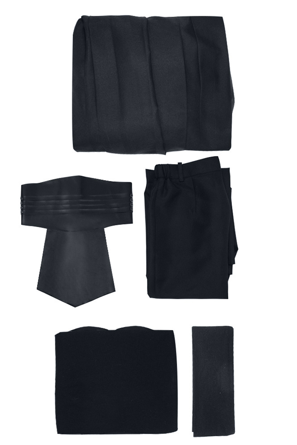 Movie Star Wars Darth Maul Black Outfits Halloween Carnival Suit Cosplay Costume