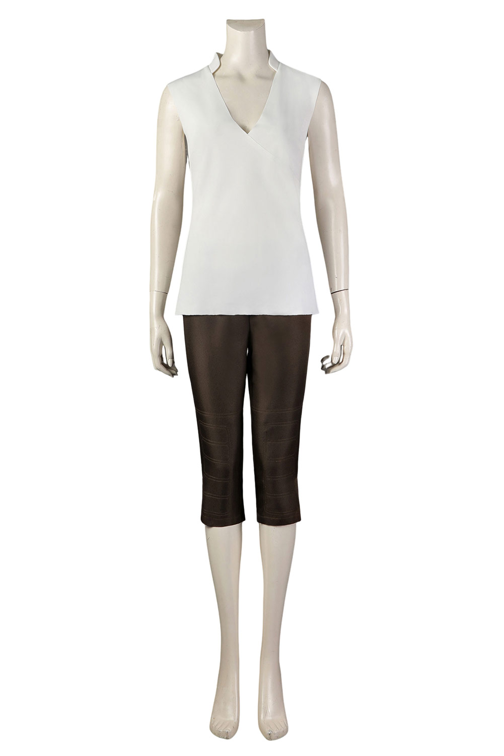 Movie Star Wars Rey Cosplay Costume Outfits Halloween Carnival Suit