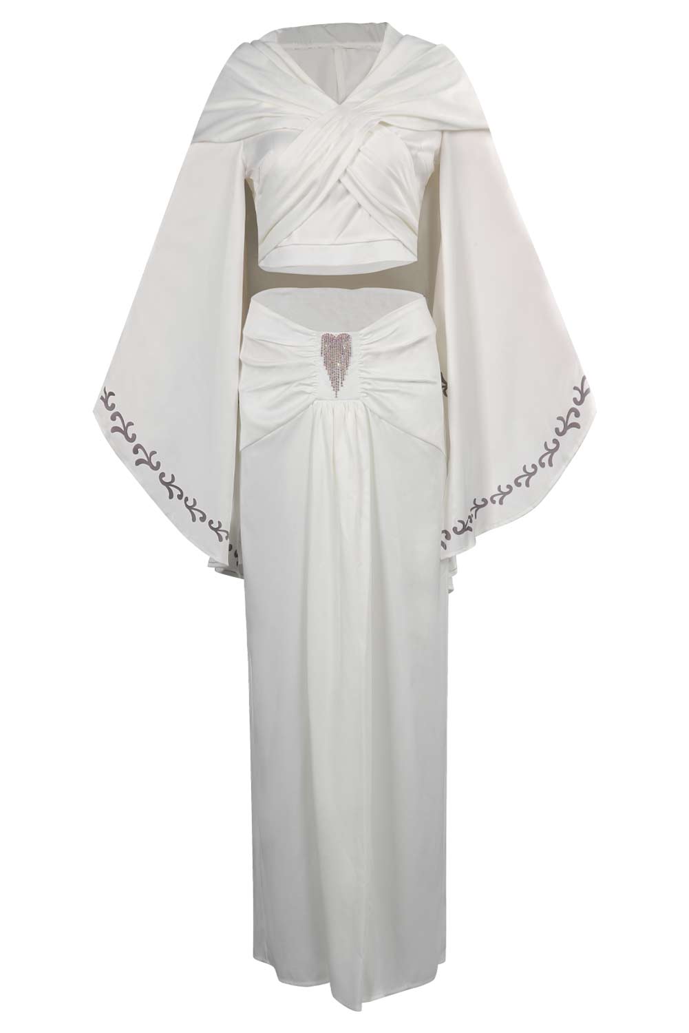 Movie Star Wars The Last Jedi Princess Leia White Outfits Halloween Carnival Suit Cosplay Costume