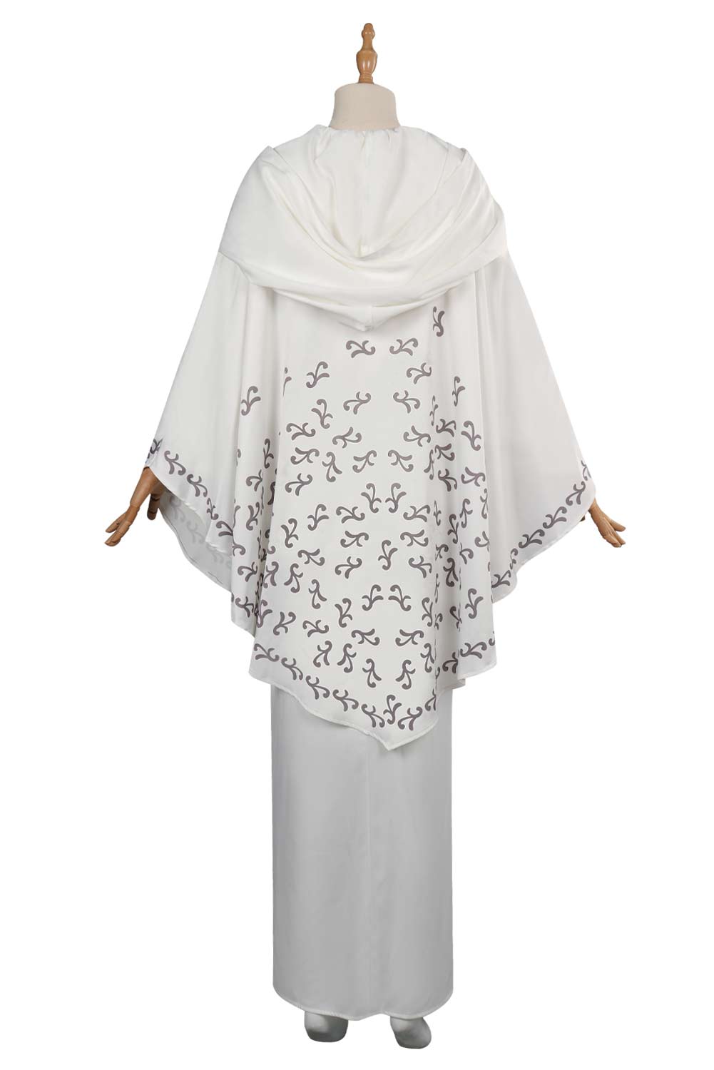 Movie Star Wars The Last Jedi Princess Leia White Outfits Halloween Carnival Suit Cosplay Costume