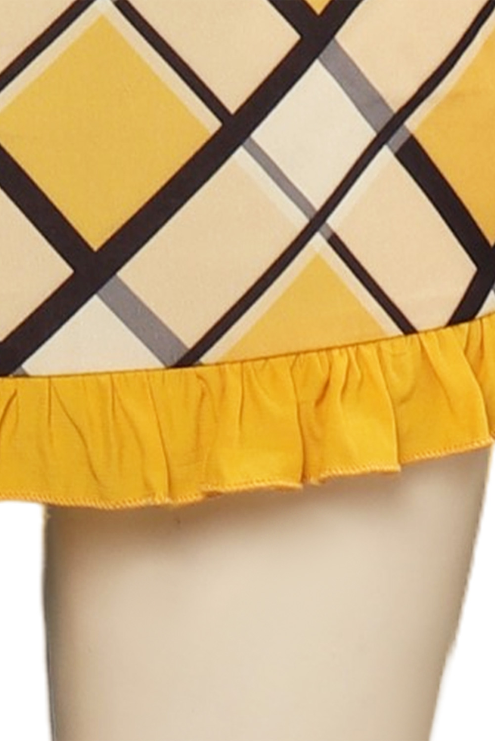 TV One Piece 2023 Nami Yellow Printed Dress Outfits Halloween Carnival Suit Cosplay Costume