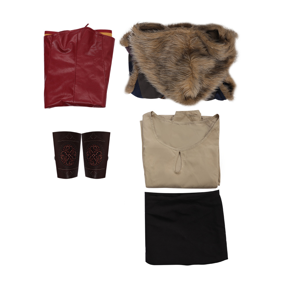 TV The Witcher Season 3 Ciri Outfits Halloween Carnival Suit Cosplay Costume