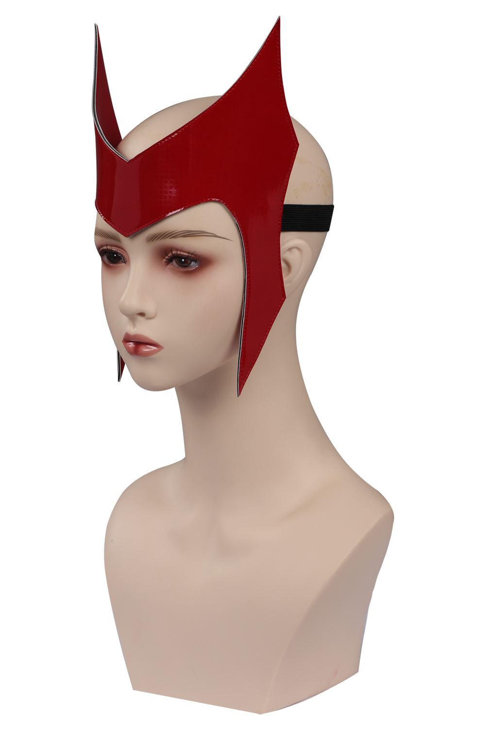 TV WandaVision Scarlet Witch Mask Cosplay PU Masks Costume Accessories Halloween Party Props