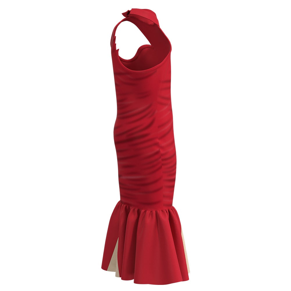 Movie Cruella Kids Cosplay Costume Skirt Dress Festival Carnival Christmas 