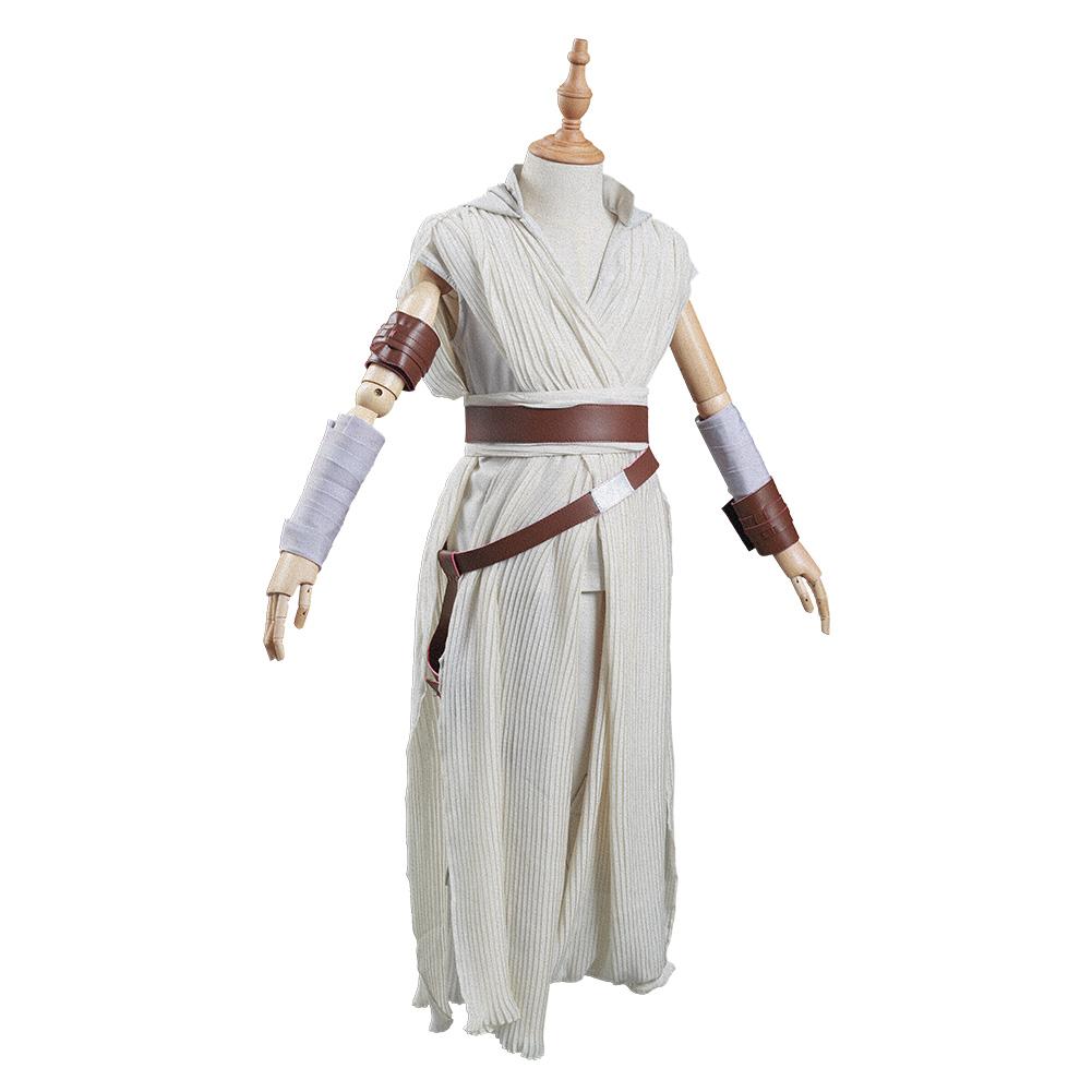 Movie Rey Kids Children Outfits Cosplay Costume Halloween Carnival Suit