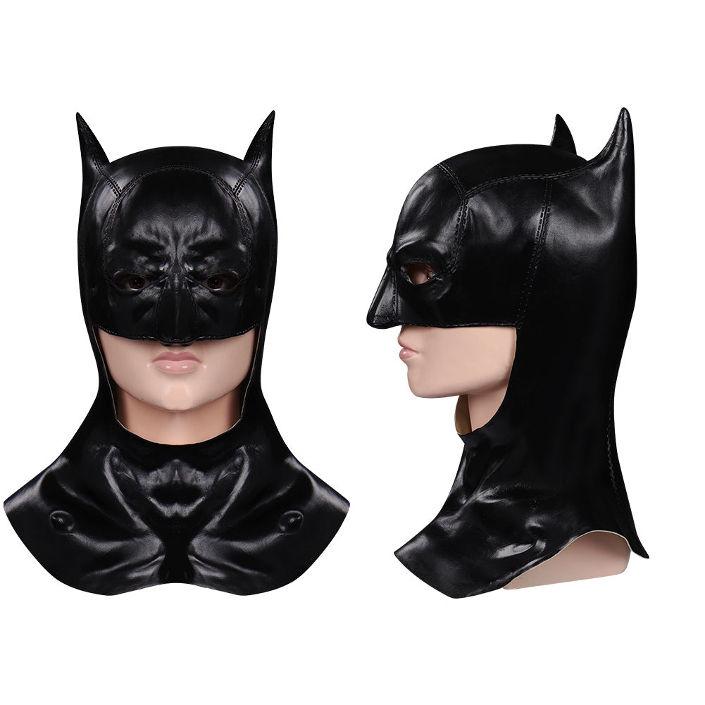Movie The Batman 2022-Bruce Wayne Latex Mask Cosplay Batman Masks Masquerades
