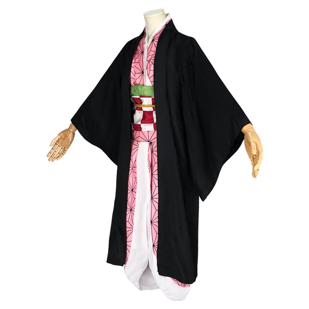 Kimetsu no Yaiba Kamado Nezuko Adult Kimono Outfits Halloween Carnival Suit Cosplay Costume