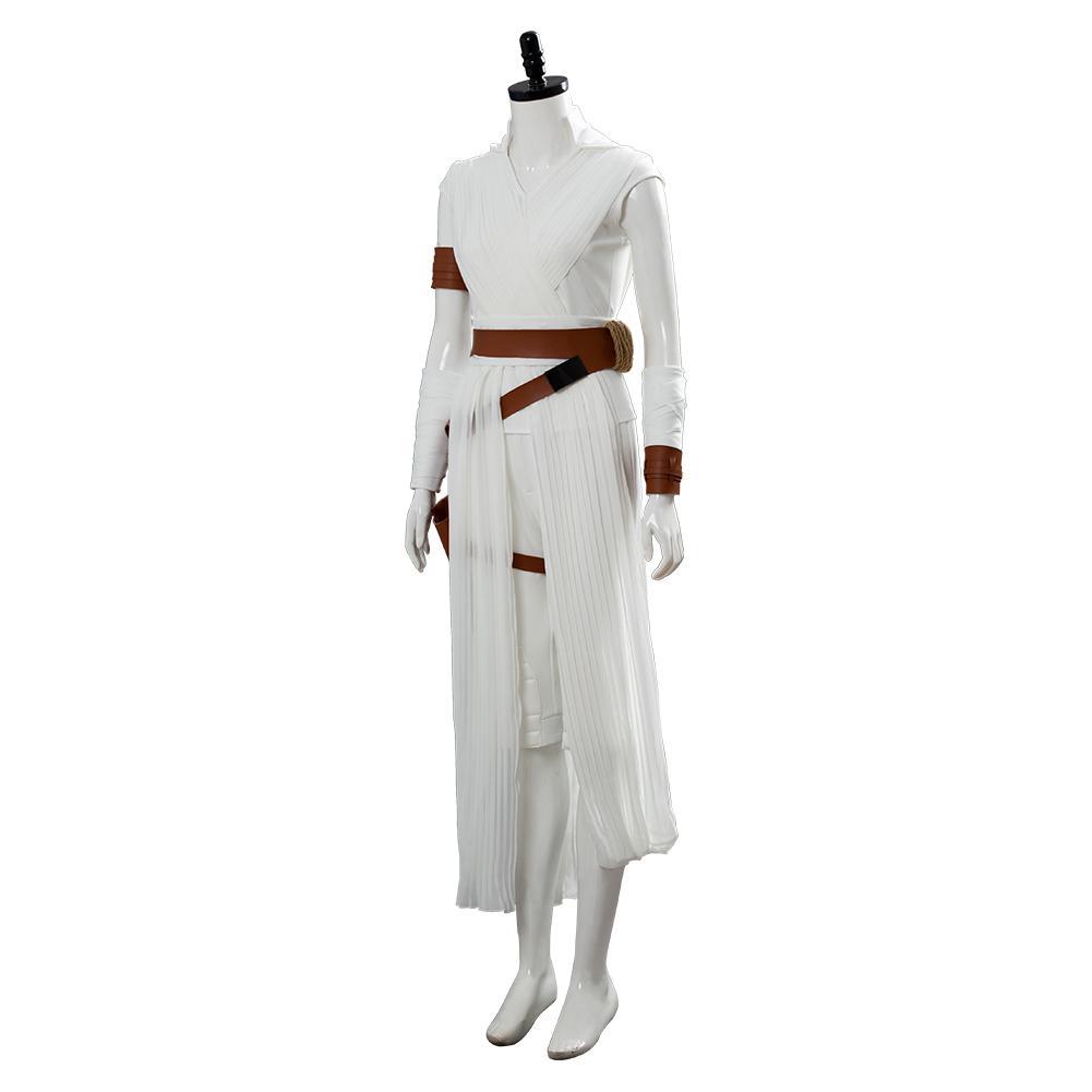 Star Wars 9 The Rise of Skywalker Rey Cosplay Costume Outfits Halloween Carnival Suit