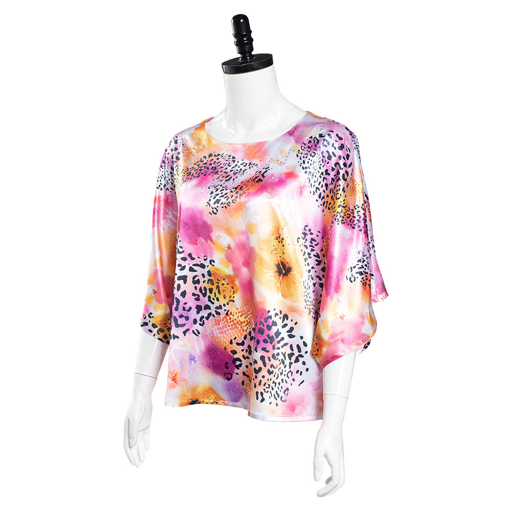 TV Tiger King Carole Baskin Top O-Neck Shirt Halloween Carnival Suit Cosplay Costume