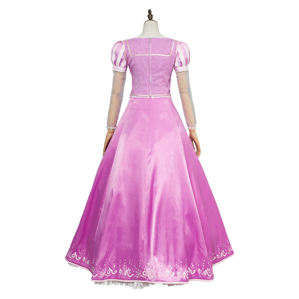 Movie Tangled Rapunzel Tangled Ever After Cosplay Dress Costume Pink