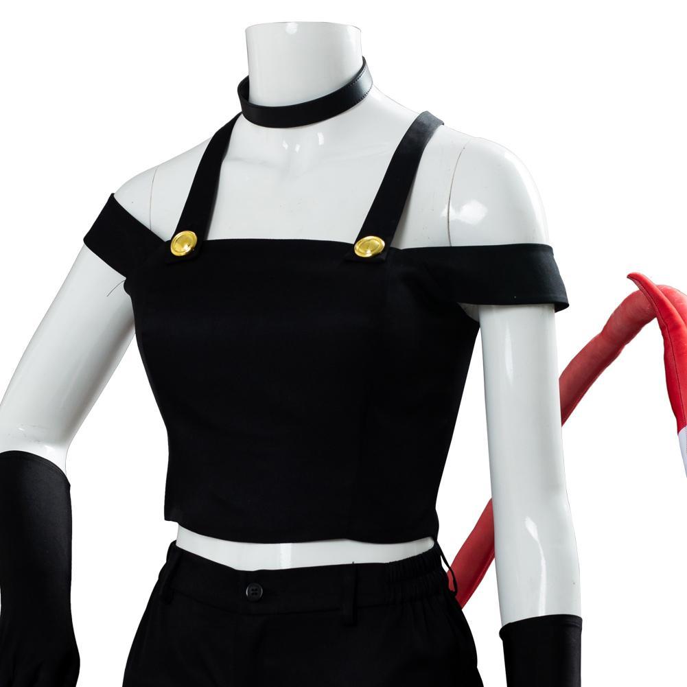 TV Hazbin Hotel 2024 Helluva Boss Millie Outfits With Tail Halloween Carnival Suit Cosplay Costume