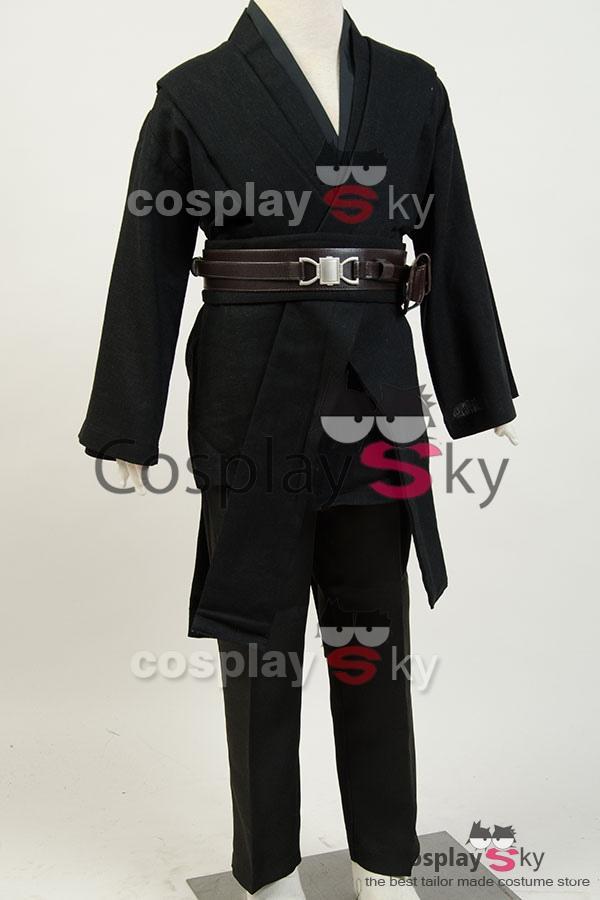 Movie Star Wars Anakin Skywalker Kid Cosplay Costume Child Version