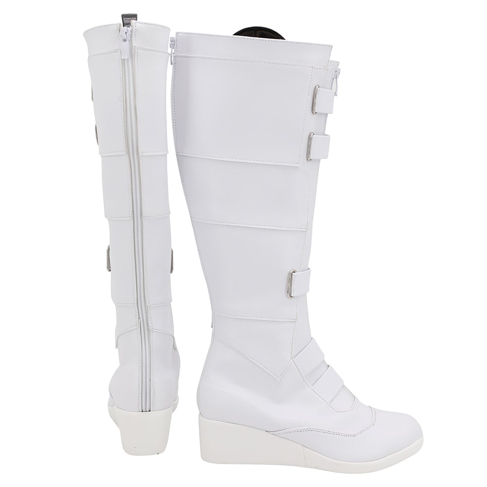 Movie Black Widow Natalia Cosplay Christmas Boots Shoes Custom Made Halloween Carnival