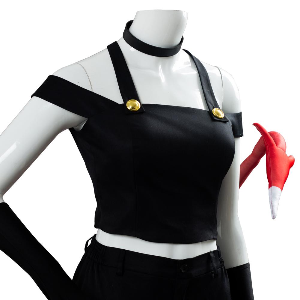 TV Hazbin Hotel 2024 Helluva Boss Millie Outfits With Tail Halloween Carnival Suit Cosplay Costume