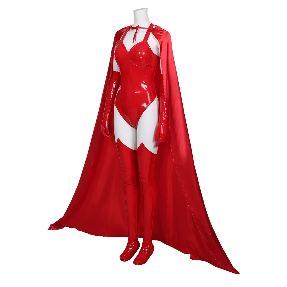 TV WandaVision- Scarlet Witch Wanda Maximoff Cosplay Costume Festival Christmas Carnival Party Outfit Suit Sexy