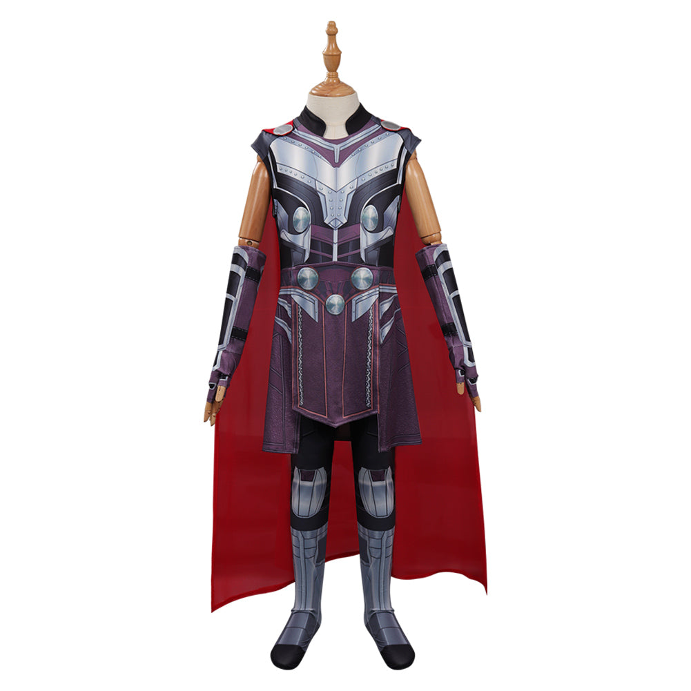 Movie Thor: Love and Thunder Kids Cosplay Costume Outfit Set Festival Party 