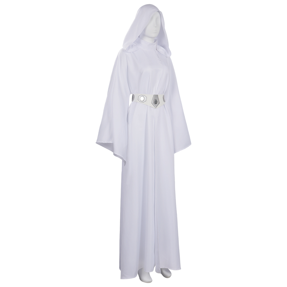 Movie Star Wars: Princess Leia Cosplay Costume Dress Outfits Halloween Carnival Suit