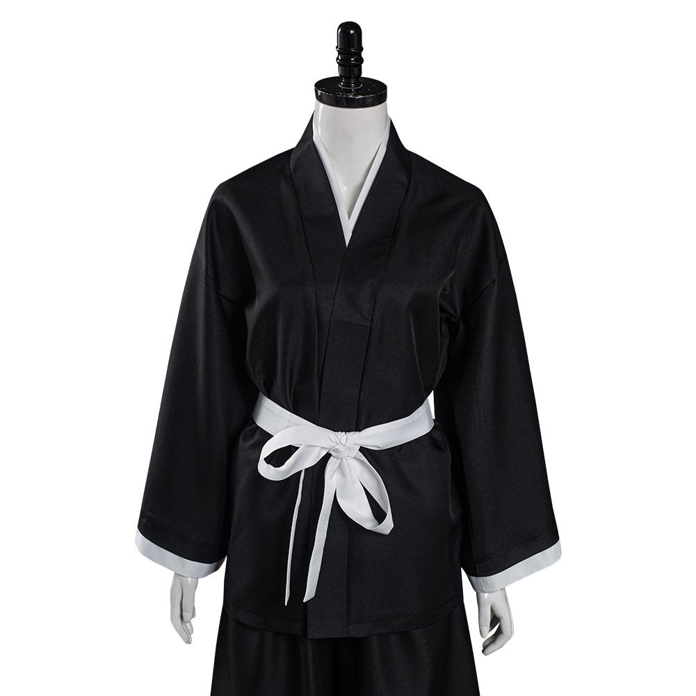Bleach Kuchiki Rukia Japanese Kimono Outfits Cosplay Costume Halloween Carnival Suit