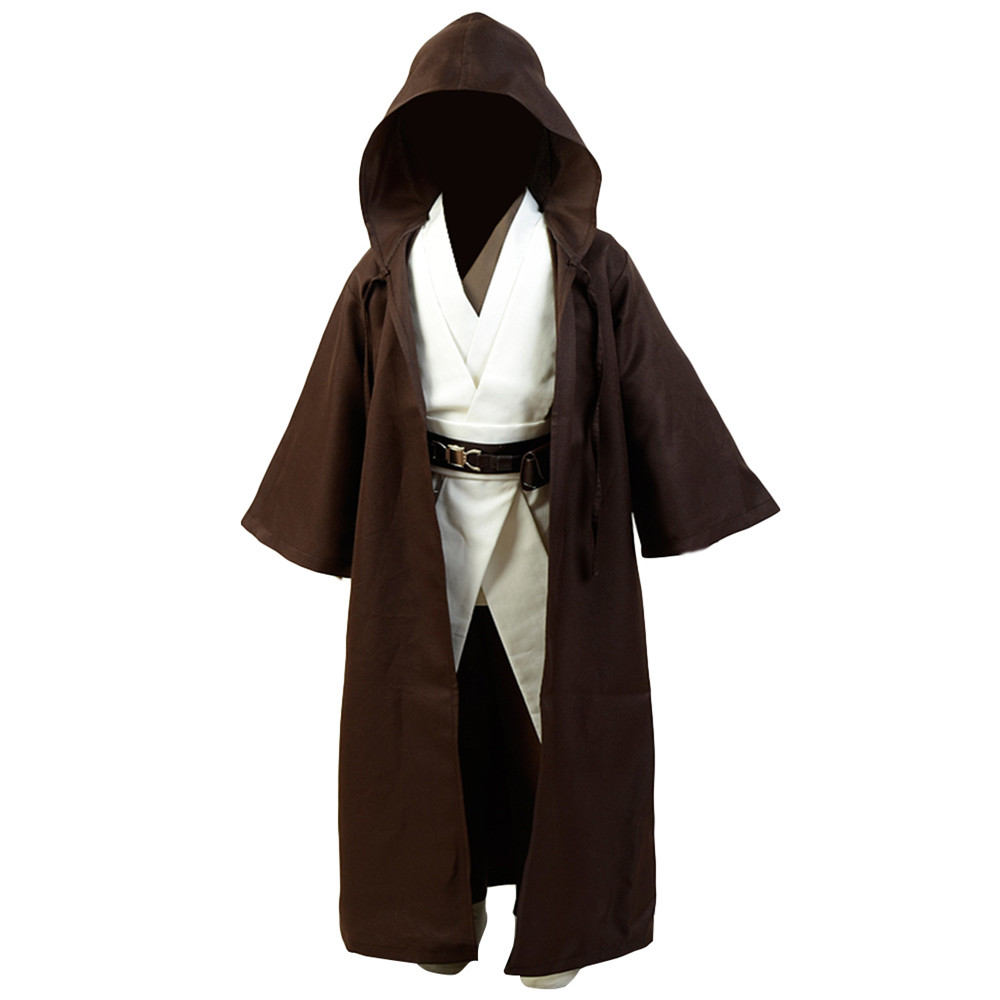 TV Star Wars Obi-Wan Kenobi Kids Cosplay Costume Halloween Suit Child Version