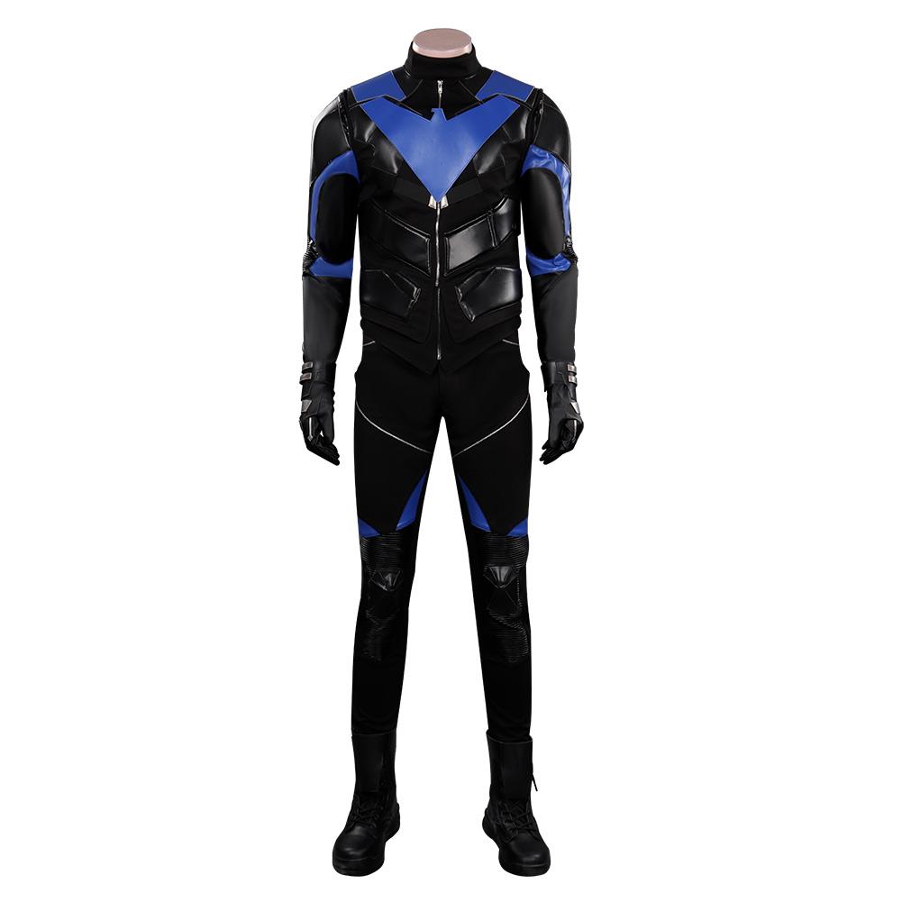 Gotham Knights Nightwing Outfits  Cosplay Costume Outfits Halloween Carnival Party Suit