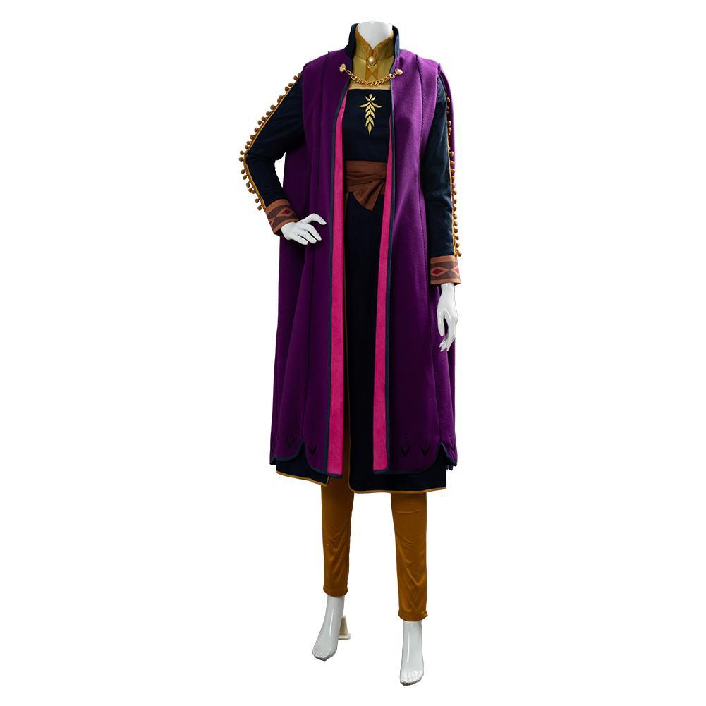 Frozen 2 ANNA Cosplay Costume Outfits Halloween Carnival Party Suit