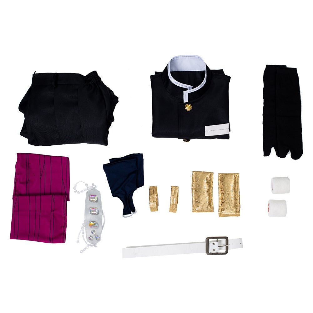 Anime Demon Slayer Uzui Tengen Cosplay Costume Festival Christmas Carnival Party Outfit