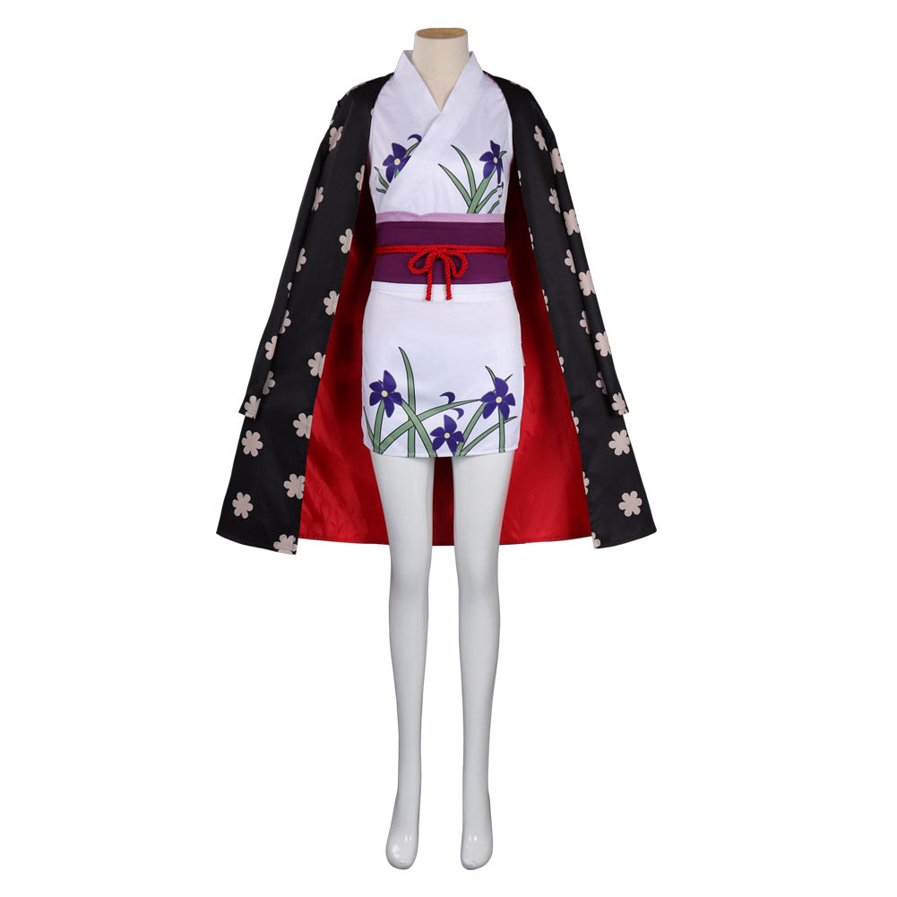 Anime One Piece Onigashima Nico Robin Cosplay Costume Festival Christmas Carnival Party Outfit 