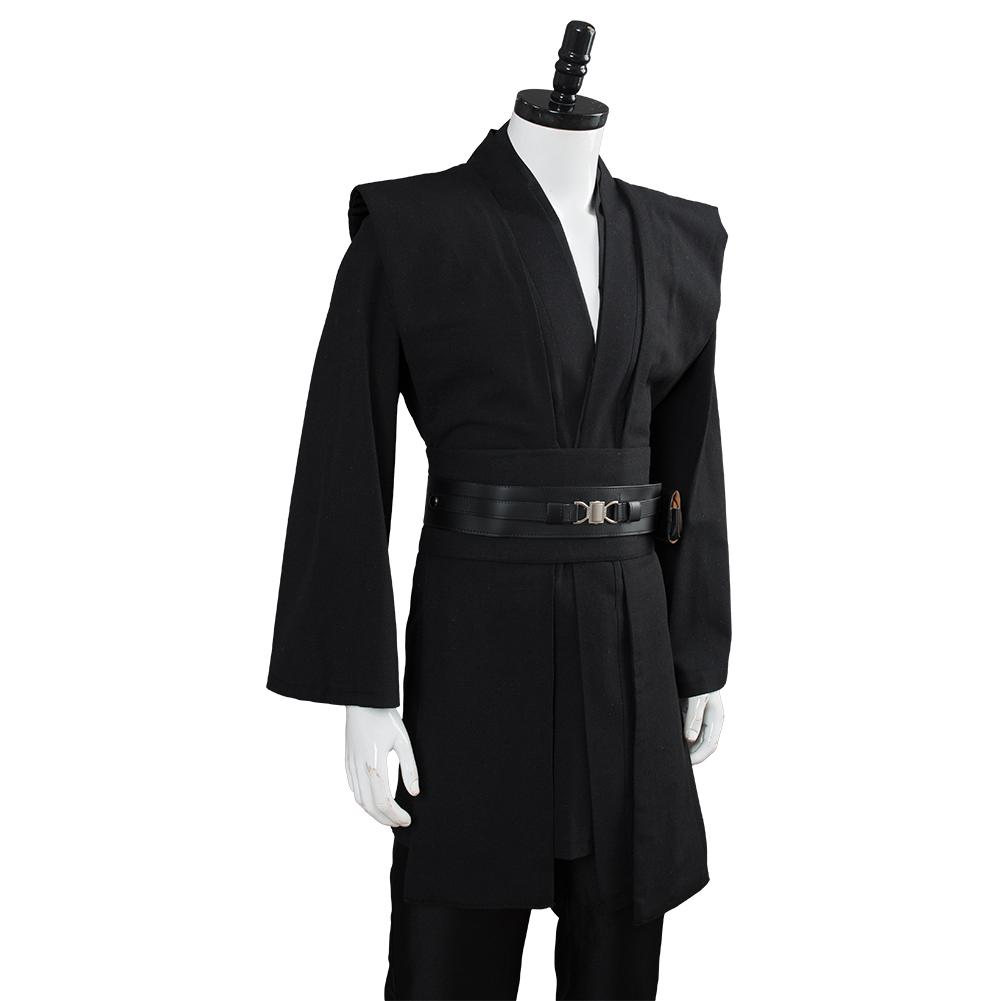Star Wars Kenobi Jedi TUNIC Cosplay Costume Black Version No Cloak