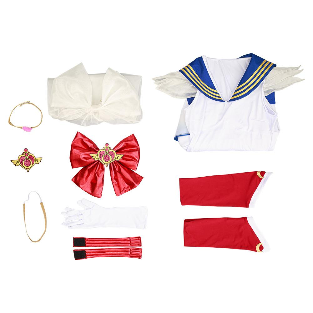Sailor Moon Eternal Tsukino Usagi Dress Outfits Cosplay Costume Halloween Carnival Costume