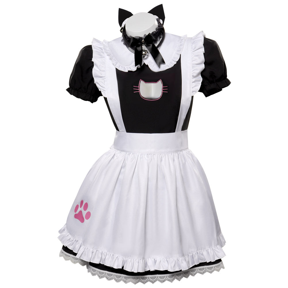 Maid Kawayi Cute Cosplay Costume Skirt Dress Festival Carnival Christmas Outfit