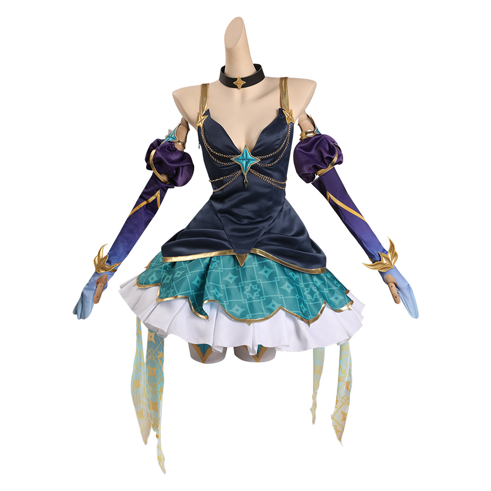 Game League of Legends Syndra Star Guardian Cosplay Costume Outfits Halloween Carnival Party Suit