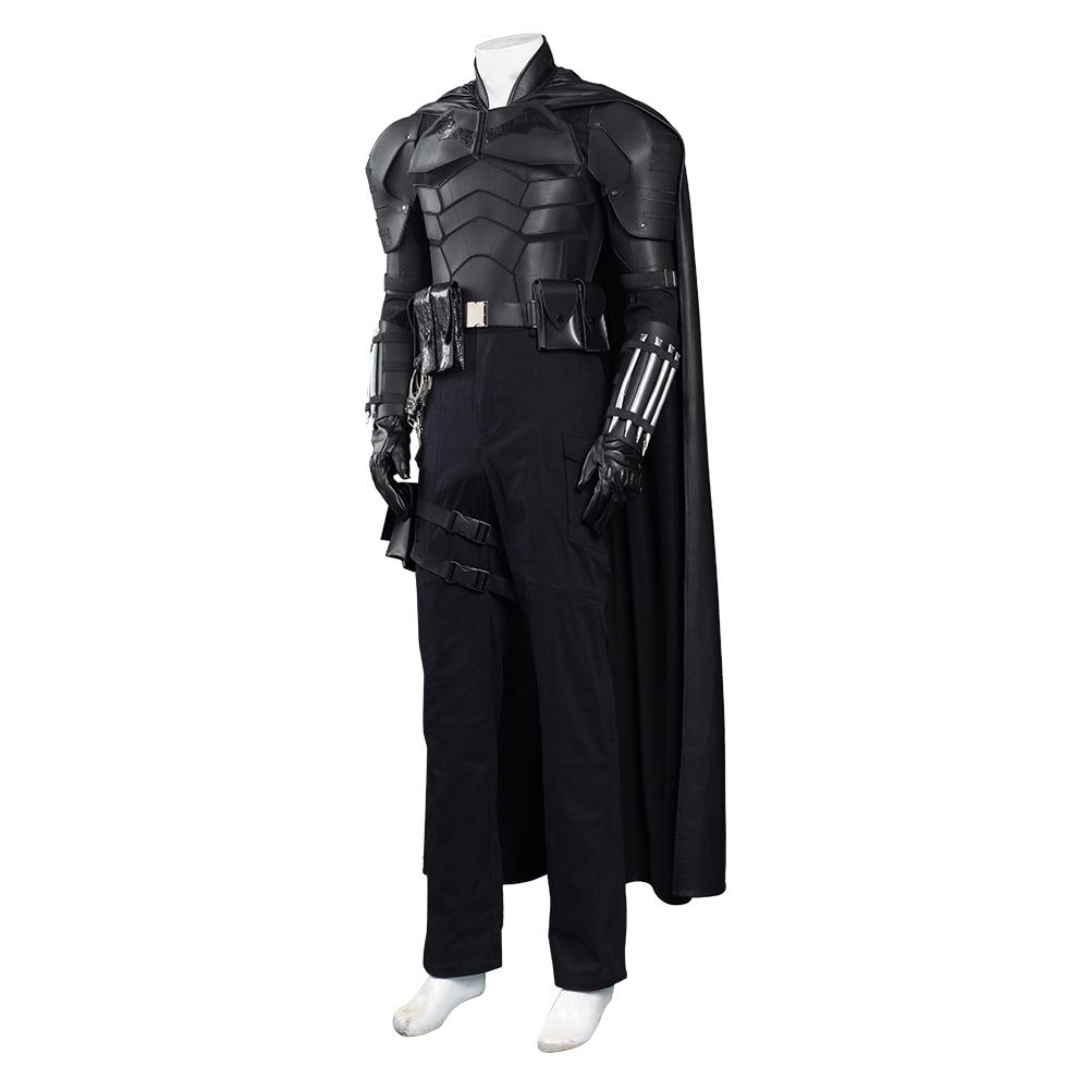 The Batman Bruce Wayne Pants Cloak Outfits Cosplay Costume Halloween Carnival Suit