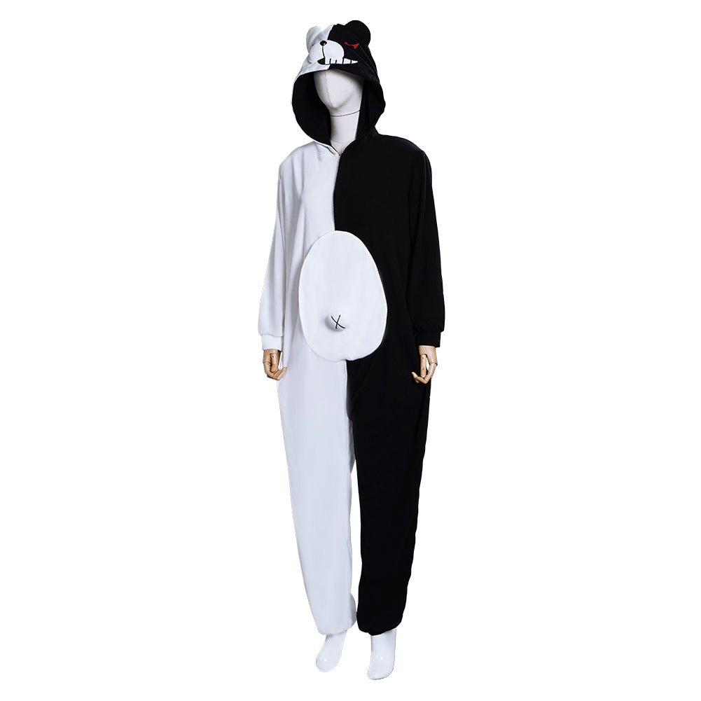 Game Danganronpa Monokuma Mono Pijamas Cosplay Costume Festival Party Outfit 