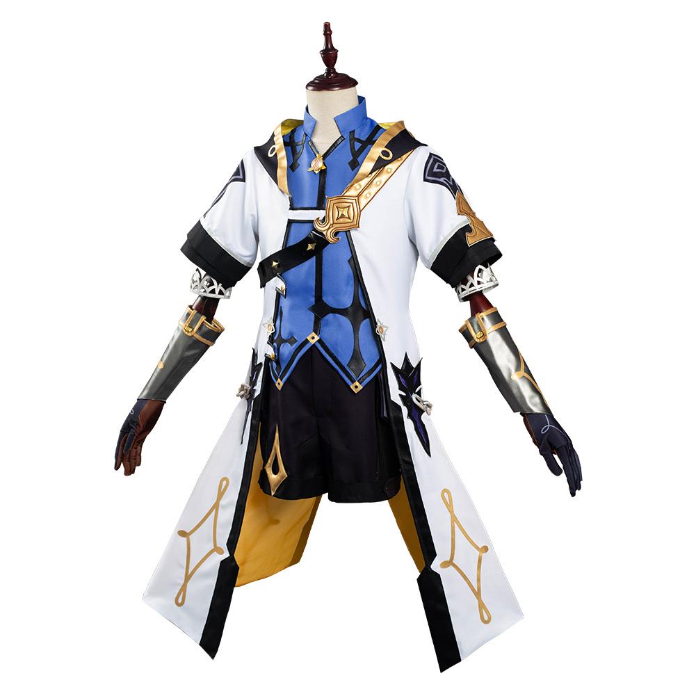 Game Genshin Impact Albedo Outfits Cosplay Costume Halloween Carnival Costume