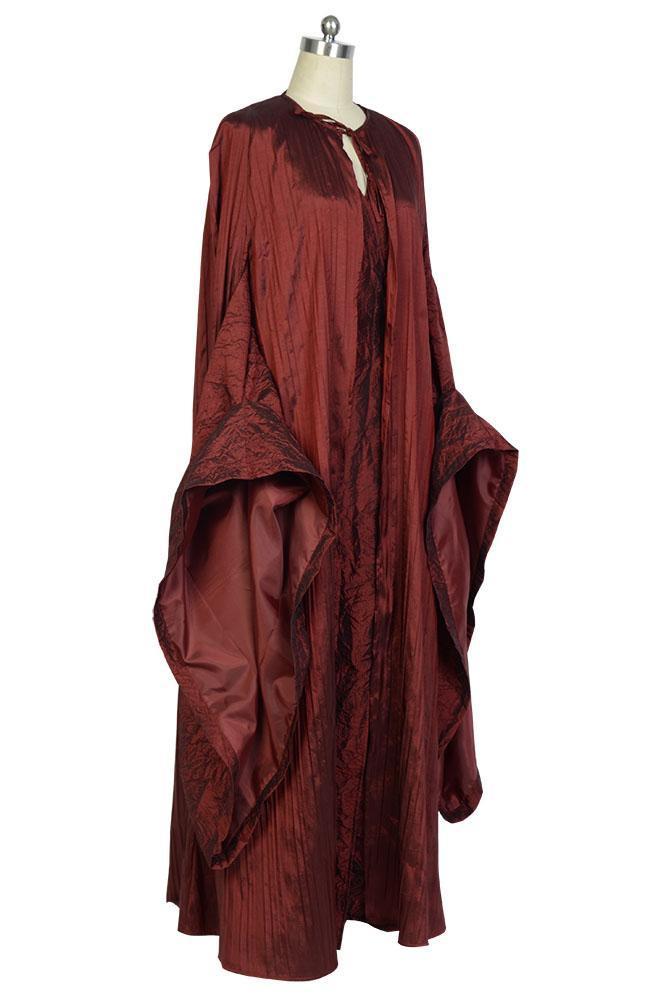 GoT Game of Thrones The Red Woman Melisandre Outfit Cosplay Costume Halloween Carnival Suit