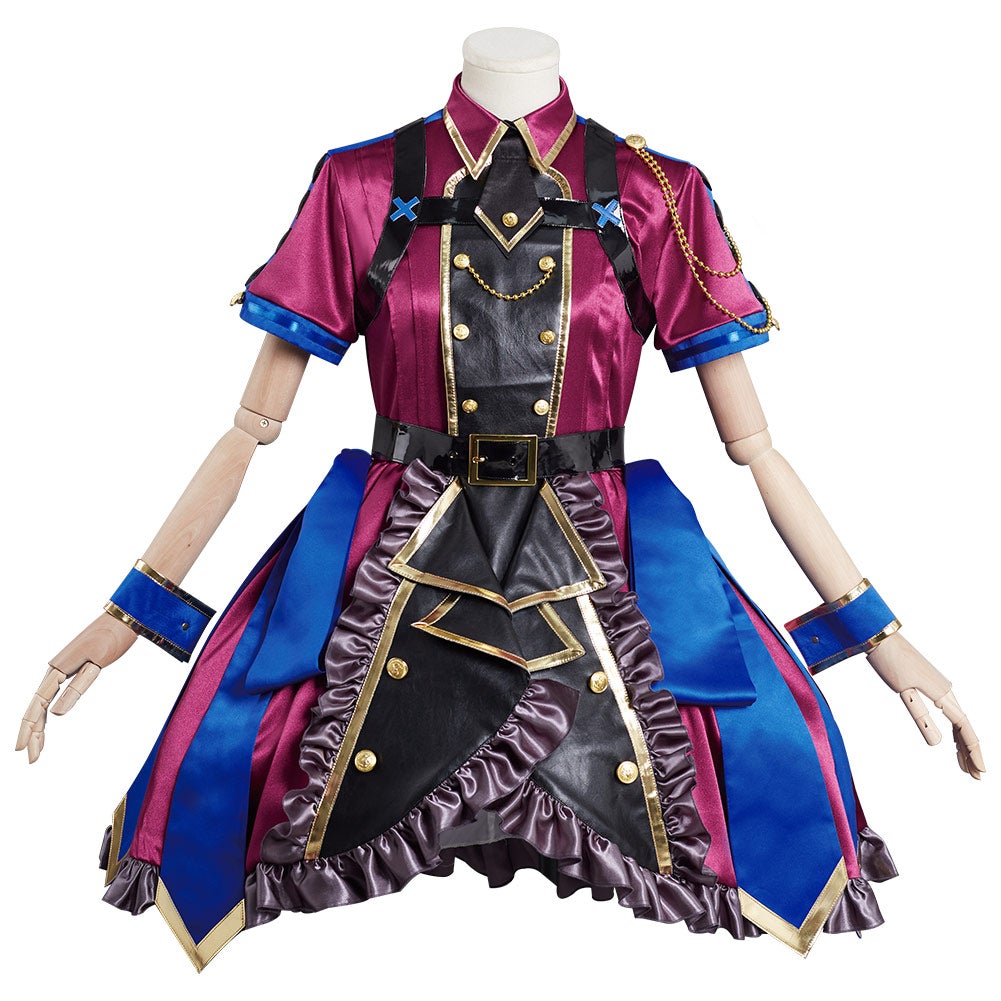 Game Fate/Grand Order FGO - Mysterious Ranmaru X Cosplay Costume Skirt Dress Festival Carnival Christmas