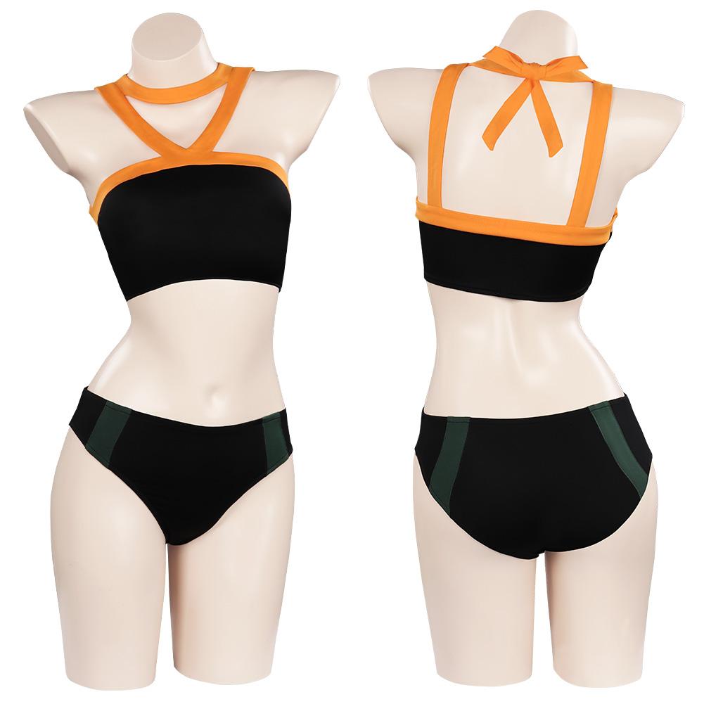 Anime My Hero Academia Bakugou Katsuki Cosplay Costume Swimsuit Outfits Halloween Carnival Suit
