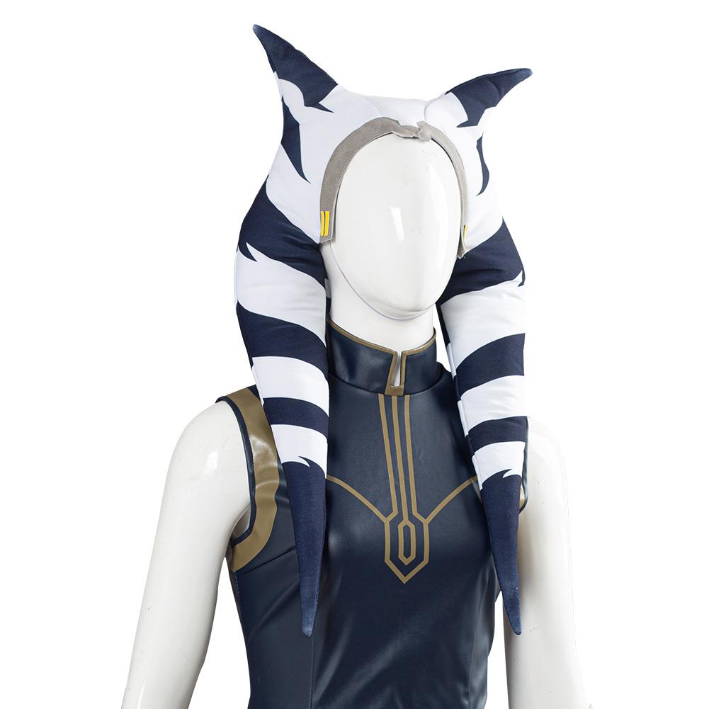 TV Star Wars: Clone Wars Season 7 Ahsoka Tano Outfits Cosplay Costume Halloween Carnival Suit