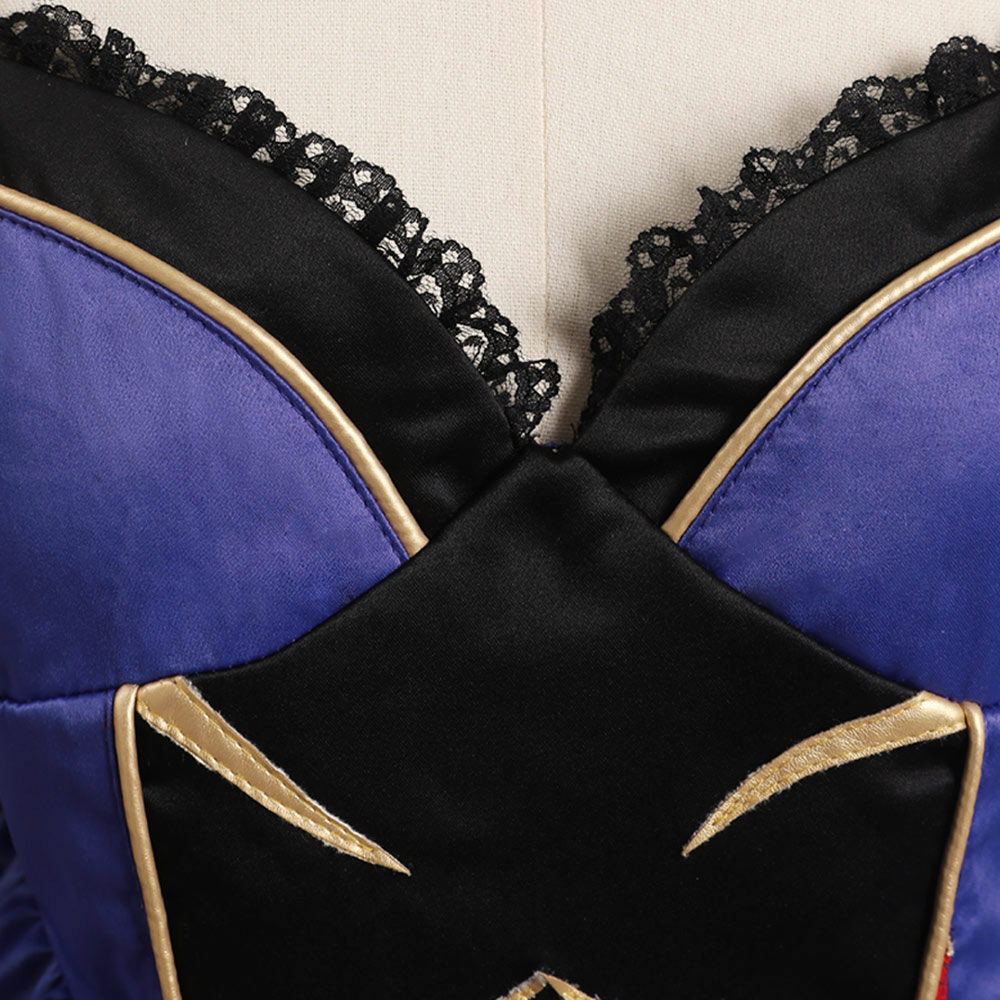 Game Genshin Impact Mona Cosplay Costume Witch Dress Outfits Halloween Carnival UUstyle®