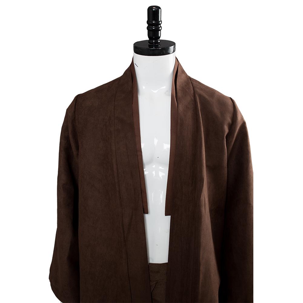Movie Star Wars Anakin Brown Outfits Halloween Carnival Suit Cosplay Costume