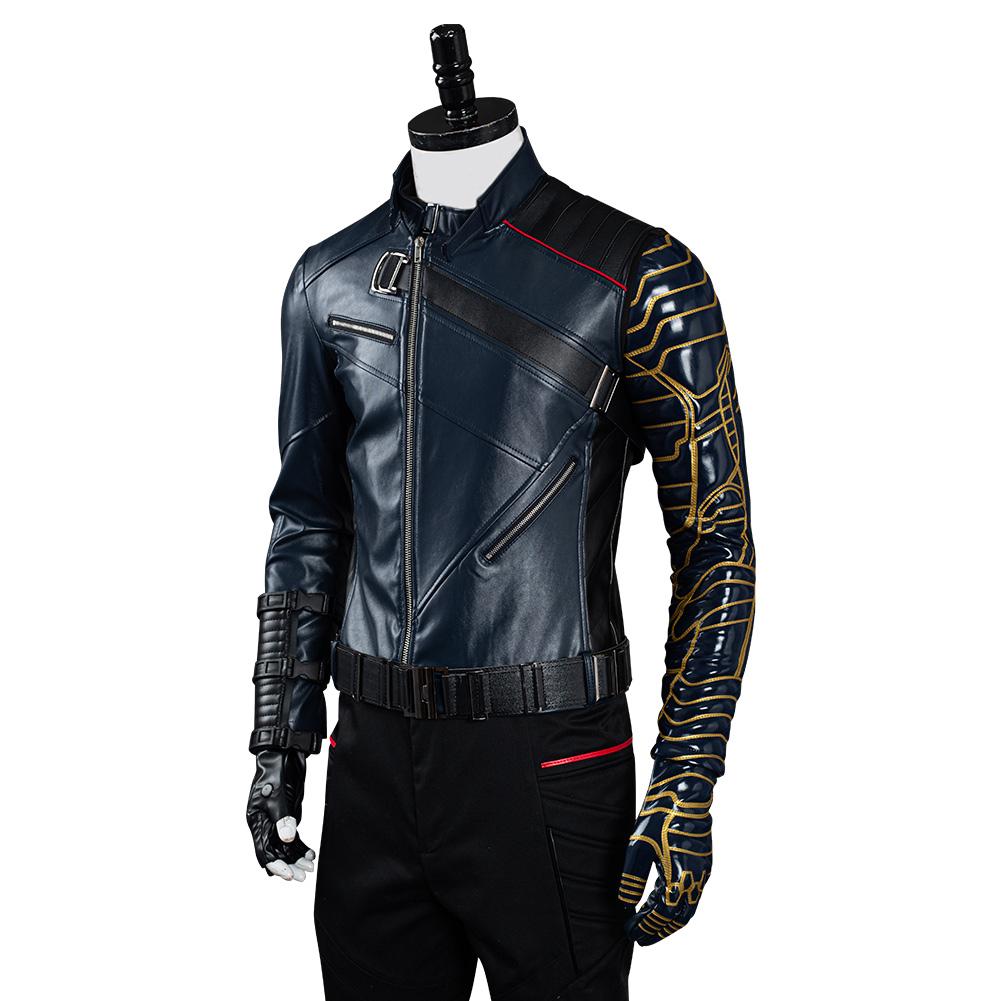 The Falcon and the Winter Soldier Bucky Barnes Cosplay Costume Halloween Carnival Suit