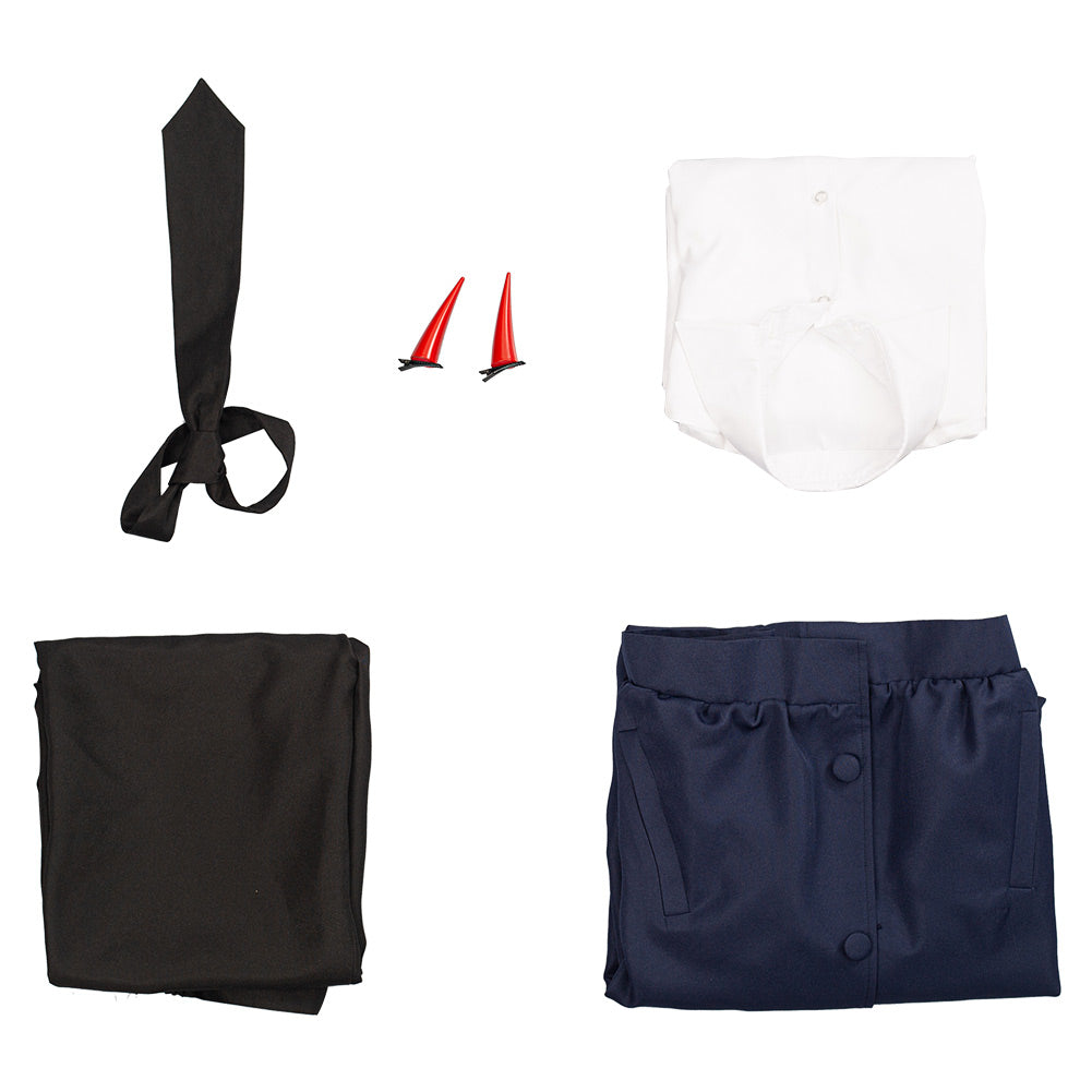 Chainsaw Man Shirt Coat Outfit Power Halloween Carnival Suit Cosplay C