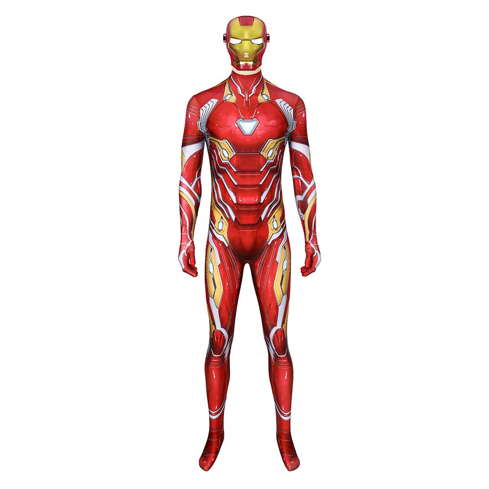 Movie Iron Man Cosplay Mono Cosplay Costume Festival Christmas Carnival Party Outfit