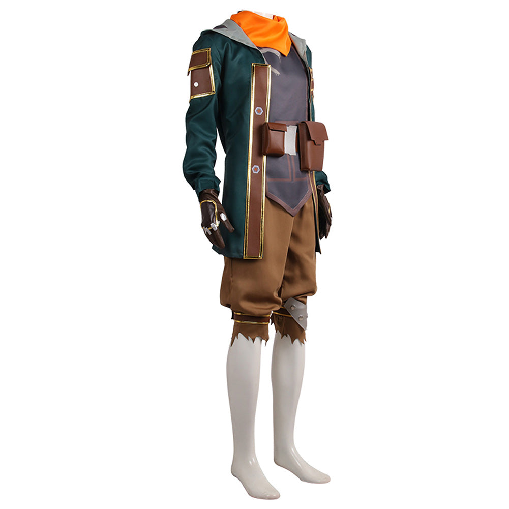 Game League of Legends Arcane Ekko Cosplay Costume Festival Christmas Carnival Party Outfit