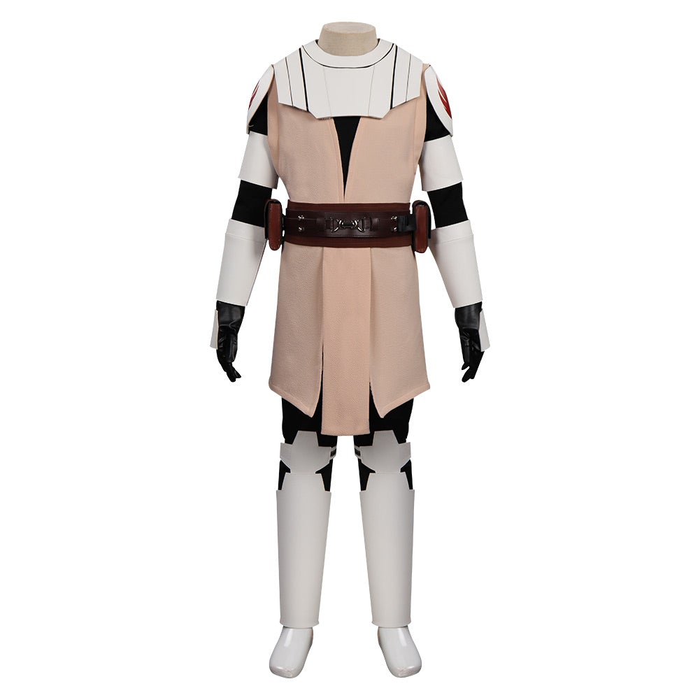 Movie Star Wars Obi - Wan Kenobi Kids Cosplay Costume Festival Christmas Carnival Party Outfit 