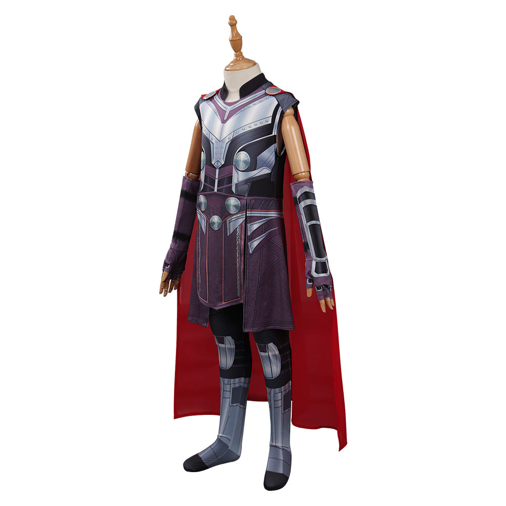 Movie Thor: Love and Thunder Kids Cosplay Costume Outfit Set Festival Party 
