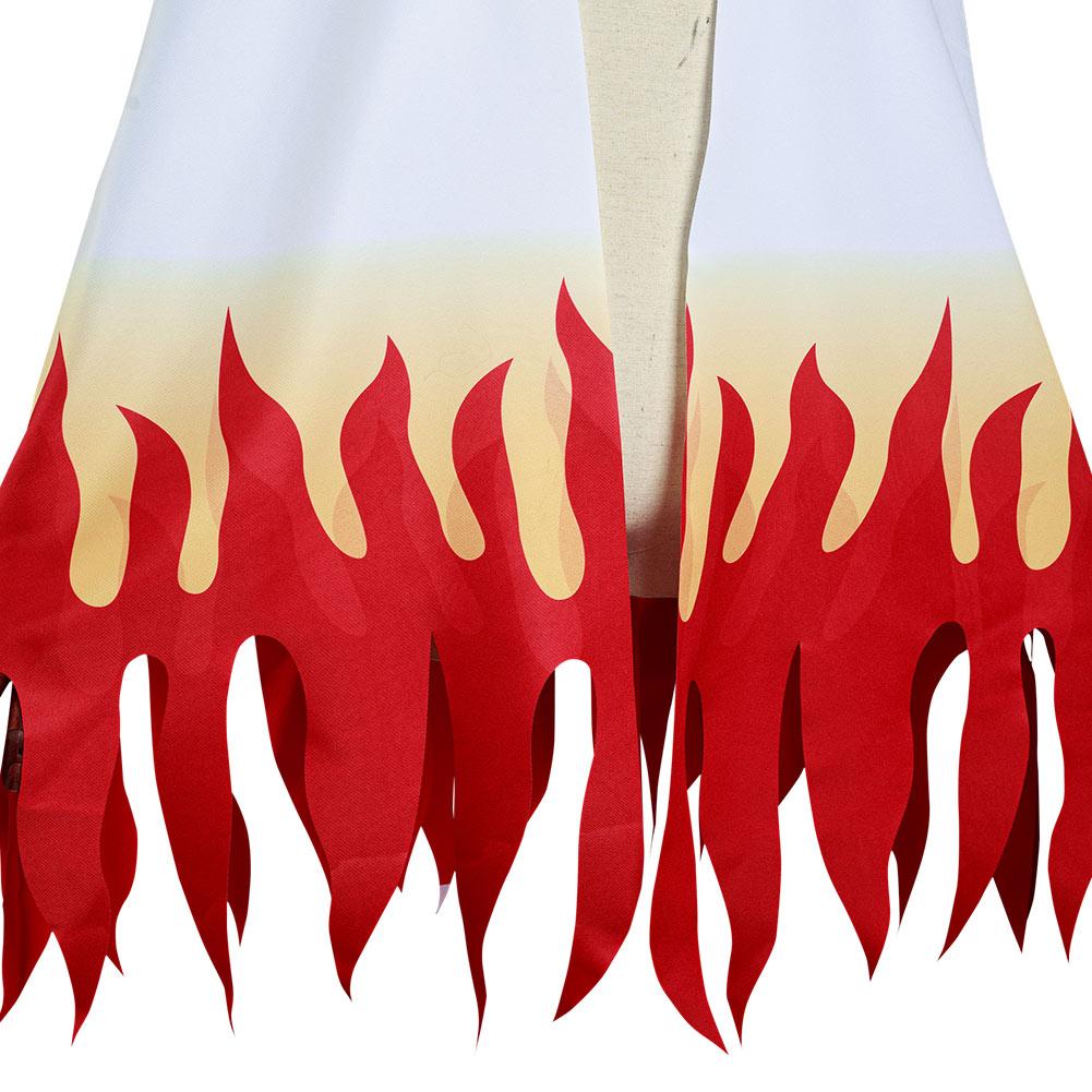 Demon Slayer: Kimetsu no Yaiba Rengoku Kyoujurou Adult Cloak Coat Cosplay Costume Halloween Carnival Suit