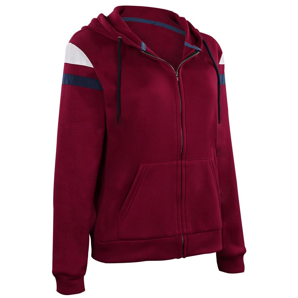 WandaVision-Scarlet Witch Hoodie Cosplay Costume Zip Up Jacket Coat Halloween Carnival Suit